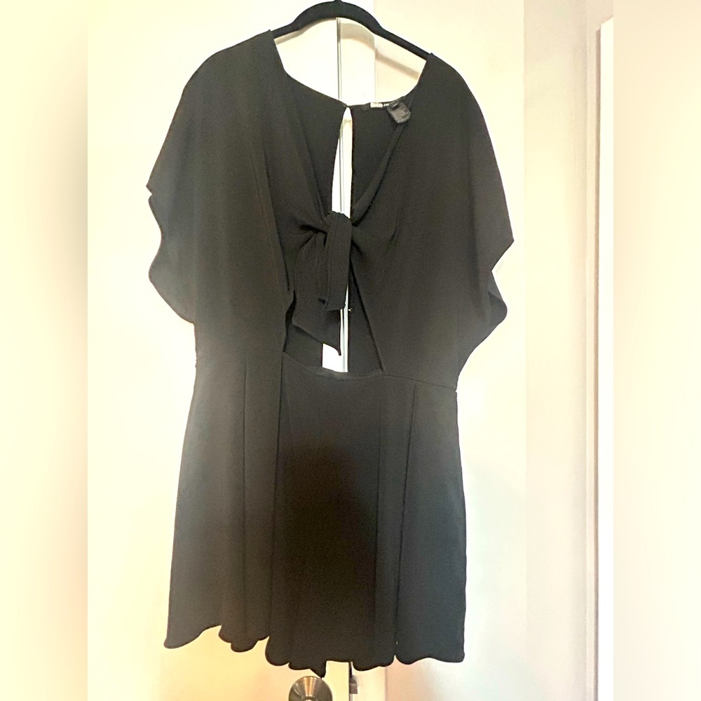 Jay Godfrey tie front romper